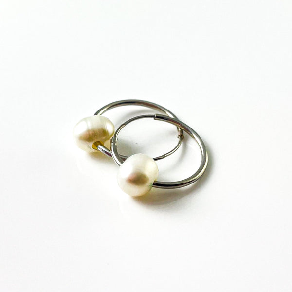 Pearl hoops