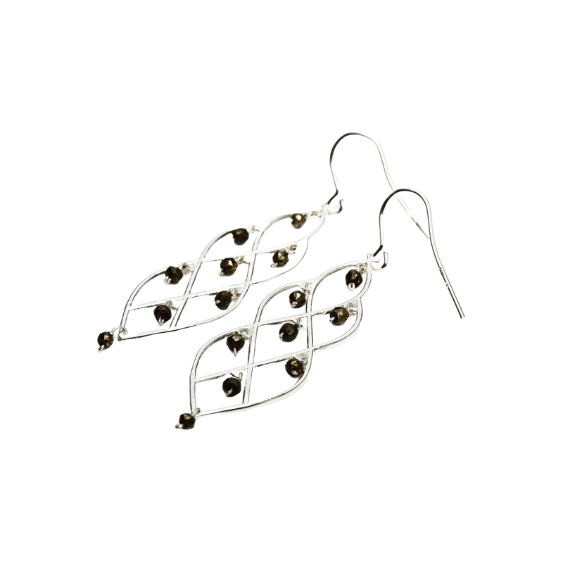 Earrings Deco Silver