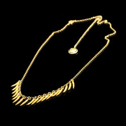 Hippy necklace gold