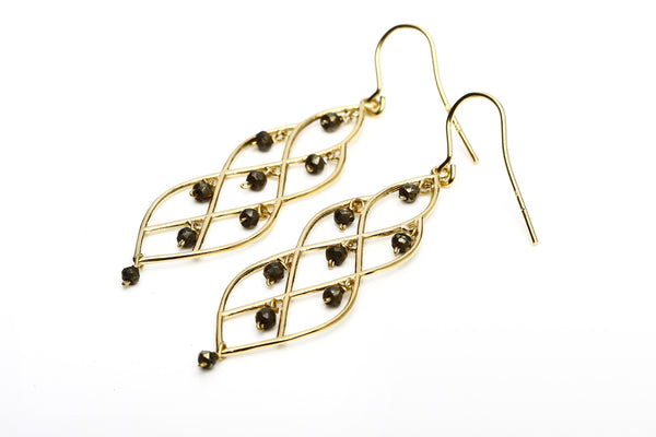 Earrings Deco Gold - Hildur Hafstein