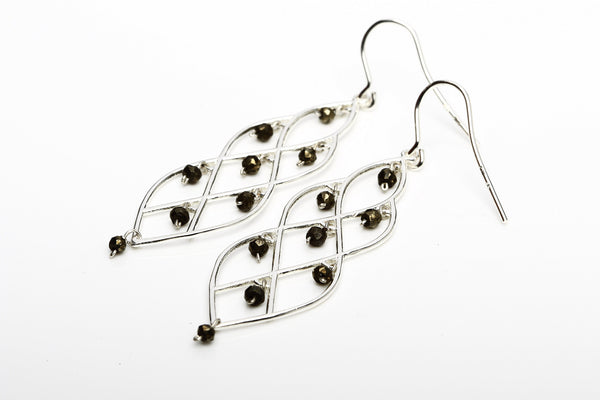 Earrings Deco Silver - Hildur Hafstein