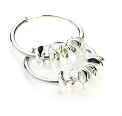 Rings small silver w. chips - Hildur Hafstein