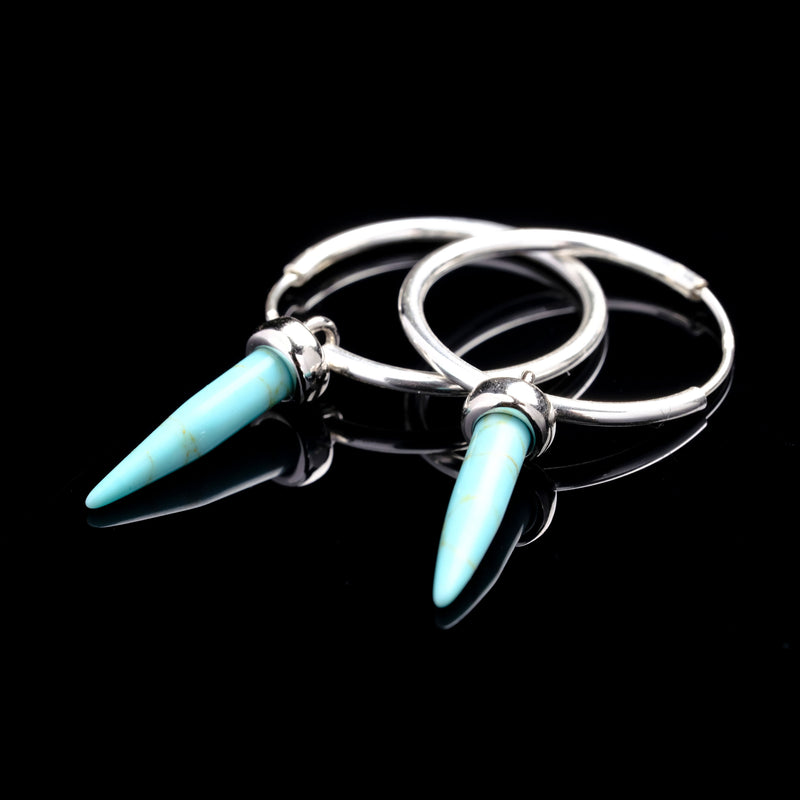 Hoops turquoise spear